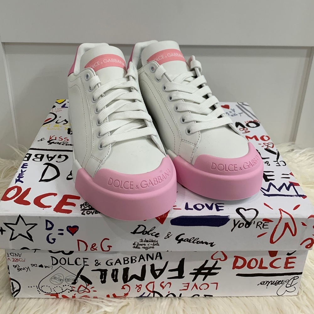 Dolce & Gabbana Leather Sneakers Size 37 (new)